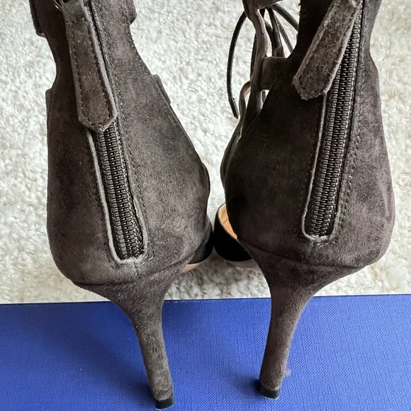 Aquazzura Belgravia suede heels - Picture 6 of 15